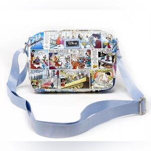 Disney Cinderella Comic Crossbody Bag Disney World Fantasy Land Princess Blue
